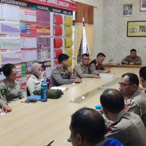 Polda Sumatera Utara Gelar Latpraops Patuh Toba 2024 Secara Virtual, Polres Simalungun Siap Wujudkan Tertib Berlalu Lintas