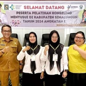 Tingkatkan Kualitas Kesehatan, Dinas Kesehatan Kabupaten Simalungun Gelar Pelatihan Konseling Menyusui