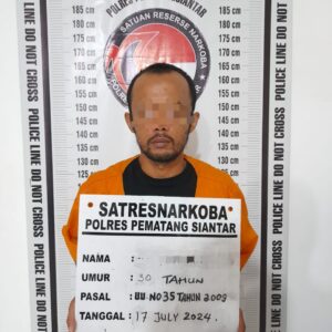 Sat Resnarkoba Polres Pematangsiantar Tangkap Pria Pemilik Sabu 2,34 Gram