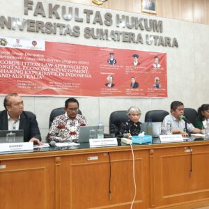 Universitas Sumatera Utara, KPPU Dan University New South Wales (UNSW) Sidney, Gelar FGD Pendekatan Hukum Persaingan di Sektor Ekonomi Digital