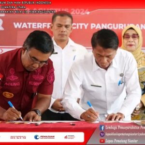 Semarakkan Hari Pengayoman Ke-79, KaLapas Kelas IIA Pematangsiantar Hadiri Penyelenggaraan Pameran Pelayanan Publik di Waterfront Pangururan