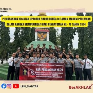 Dalam Rangka Peringati Hari Pengayoman Ke – 79 Tahun 2024 Upacara Ziarah Tabur Bunga di Taman Makam Pahlawan