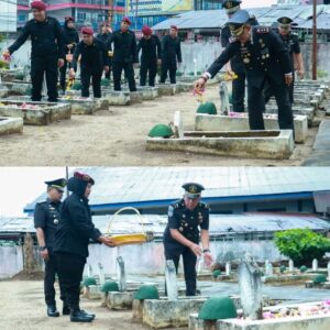 Sambut Hari Pengayoman Ke-79, Kalapas Rantauprapat Pimpin Tabur Bunga dan Ziarah di TMP Rantauprapat