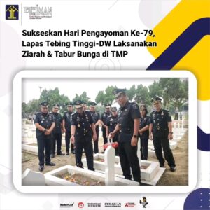 Sukseskan Hari Pengayoman Ke-79, Lapas – Dharma Wanita Tebing Tinggi Laksanakan Ziarah & Tabur Bunga di TMP