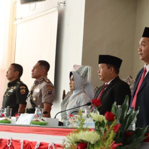 Kapolres Pematangsiantar Bersama Forkopimda Dengarkan Pidato Kenegaraan Presiden RI Memperingati Hari Kemerdekaan Ke -79