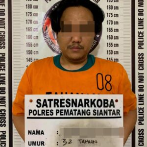 Polres Pematangsiantar Tangkap Pria Diduga Pengedar Sabu di Kos kosan Fren