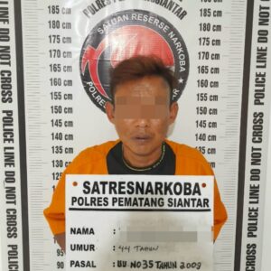 Bawa Sabu 3.34 gram di Gang Pansur Opat , Residivis Ditangkap Polres Pematangsiantar