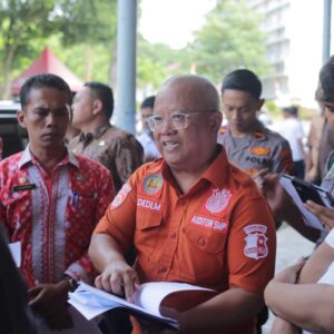 Polres Pematangsiantar Dampingi Tim Risk Assessment PON XXI Baharkam Mabes dan Poldasu Cek Venue Tinju di Aula UHKBPNP