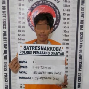 Miliki Sabu 1,43 Gram, Sat Resnarkoba Polres Pematangsiantar Amankan Pria di Jalan Nagur