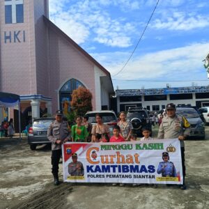 Lewat Minggu Kasih, Polres Pematangsiantar Laksanakan Cooling System dan Sampaikan Pesan Kamtibmas