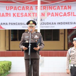 Wakapolres Pematangsiantar Pimpin Upacara Peringatan Hari Kesaktian Pancasila Tahun 2024