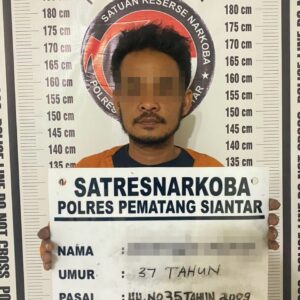 Polres Pematangsiantar Tangkap Pria Miliki Sabu 1,41 Gram