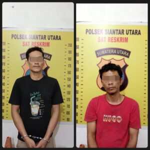 Polsek Siantar Utara Amankan Dua Diduga Pelaku Pencurian