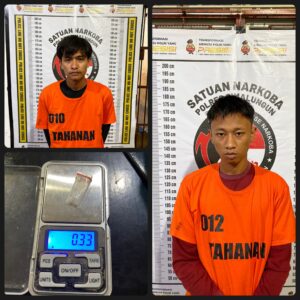 Sat Narkoba Polres Simalungun Tangkap Dua Pengedar Narkoba di Bandar Masilam, Total 12,36 Gram Sabu-Sabu Disita