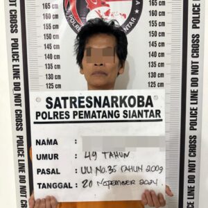 Miliki Sabu dan Ganja, Polres Pematangsiantar Tangkap SRM di Rumahnya