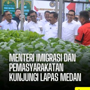 Menteri Imigrasi dan Pemasyarakatan Kunjungi Lapas Medan