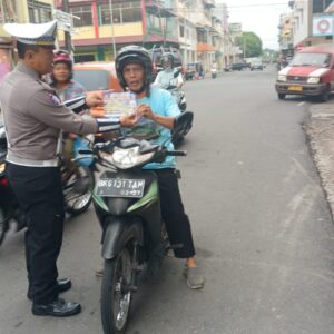 Sat Lantas Polres Pematangsiantar Laksanakan Penling Tertib Lalulintas