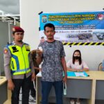 Ops Lilin Toba 2024, Polres Pematangsiantar Tes Urine Awak Angkutan Darat Pastikan Pemudik Sampai Dengan Selamat